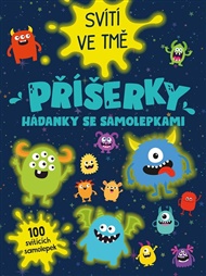 Příšerky - Hádanky se samolepkami - svítí ve tmě