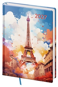 Týdenní diář A5 Vario Lyra Paris