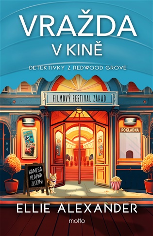 Vražda v kině: A Secret Bookcase Mystery - Ellie Alexander