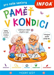 Paměť v kondici - modrý sešit pro seniory