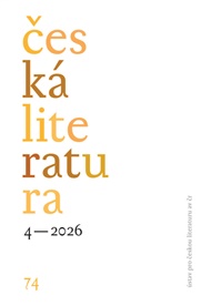 Česká literatura 4/2026