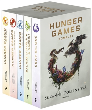 HUNGER GAMES – komplet, 1.-5.díl - box - Suzanne Collinsová