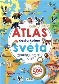 Samolepkový ATLAS cesta kolem SVĚTA