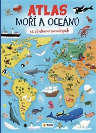 Atlas MOŘÍ A OCEÁNŮ se stovkami samolepek