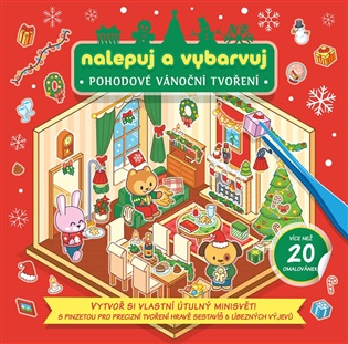 Pohodové vánoční tvoření: Nalepuj a vybarvuj - 