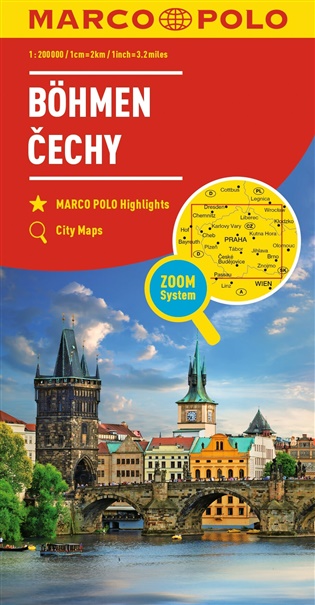 Čechy: mapa – Marco Polo -  kolektiv autorů