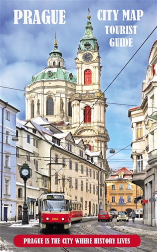Prague city map, 1:14 000, tourist guide - Boris Kogut