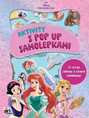Aktivity s pop-up samolepkami Disney Princezny - 
