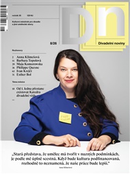 Divadelní noviny 8/2026: Od 1. ledna přestane existovat Katedra divadelní vědy