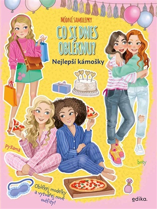 Co si dnes obléknu? Nejlepší kámošky: Sešit se samolepkami - Eleonora Barsotti