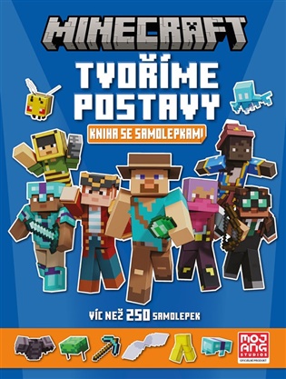 Minecraft - Tvoříme postavy - Knížka se samolepkami -  kolektiv