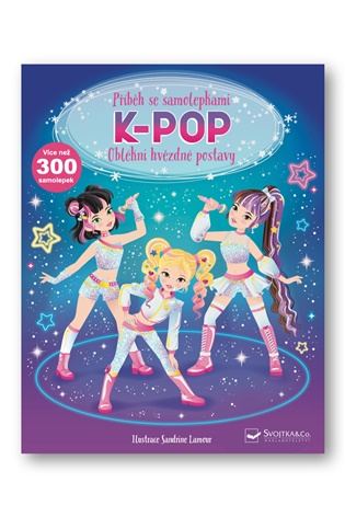 K-POP Příběh se samolepkami: Oblékni hvězdné postavy - 