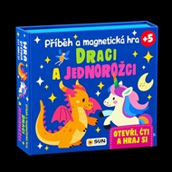 Draci a Jednorožci - příběh a magnetická hra: Otevři, Čti a Hraj si