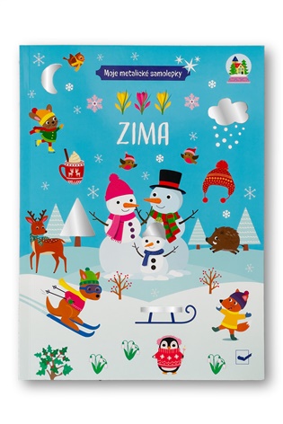 Moje metalické samolepky Zima - 