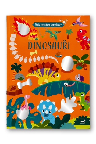 Moje metalické samolepky Dinosauři - 
